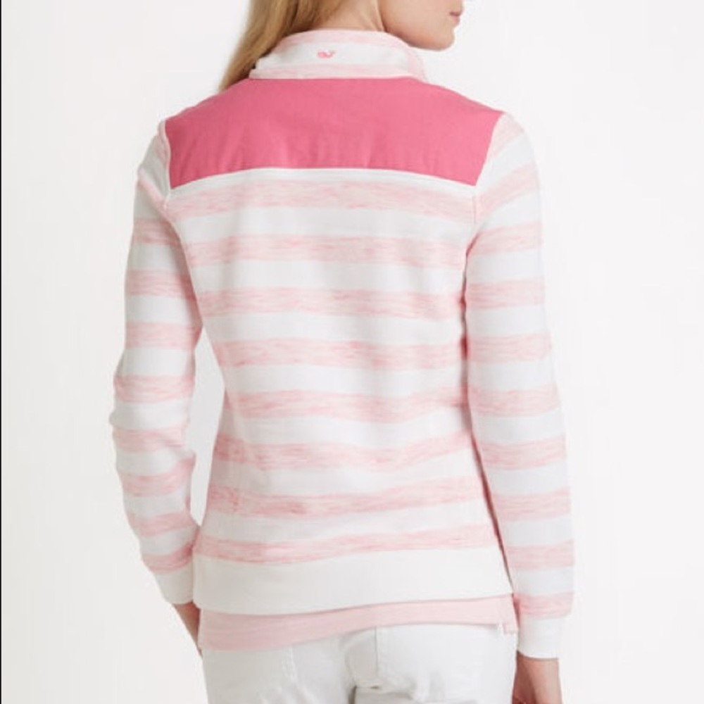 Vineyard Vines pink and white shep shirt SZ M